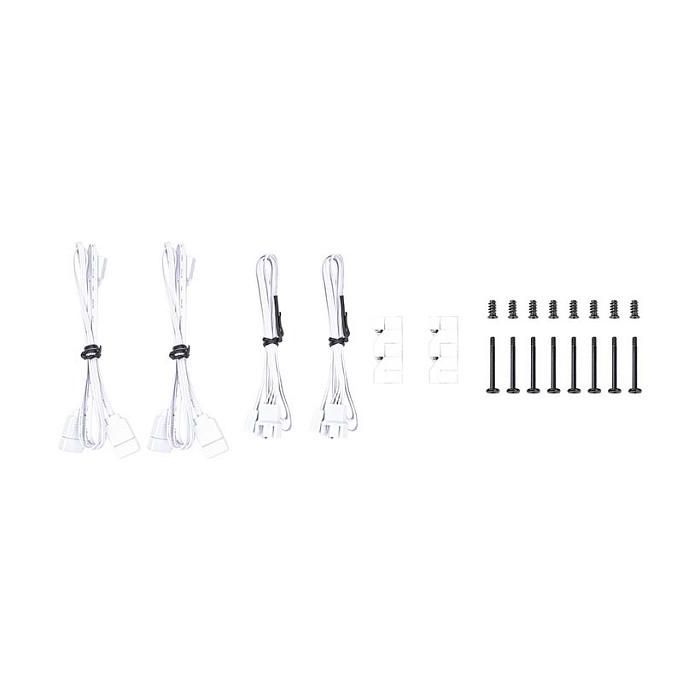 Thermaltake CT120 ARGB Sync Ventilador PC 120mm, 500-2000rpm, Iluminación LED ARGB, Blanco (2 Unidades)