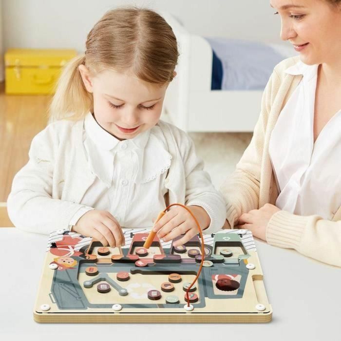 Top Bright Laberinto Magnético Clasificador de Residuos para Niños 3+ Años | Juego Educativo para Reciclar y Aprender Colores 2