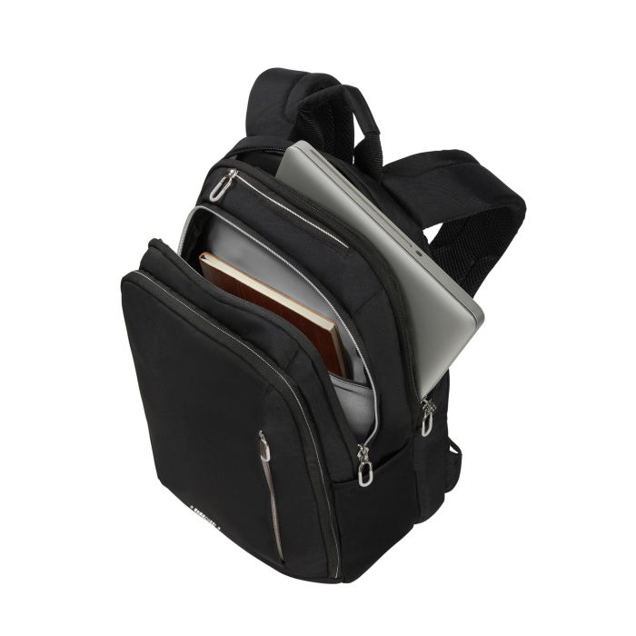 Samsonite Mochila SA139468 NE para Portátil 14.1" y Tablet, Guard-it Sostenible, Negro 2