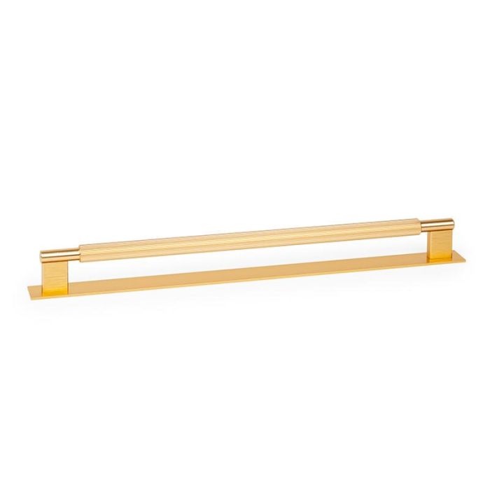 Tirador Aluminio Modelo Arpa Plate Con Placa Acabados Disponibles Efecto Inox, Negro Cepillado Y Laton Cepillado Acabado Laton Cepillad Dist. Agujero Dist. 320Mm. Viefe Tirador Aluminio Modelo Arpa Plate Con Placa Acabados Disponibles Efecto Inox, Negro Cepillado Y Laton Cepillado Acabado Laton Cepillad Dist. Agujero Dist. 320Mm. Viefe