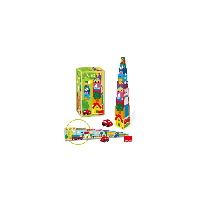 Goula Cubos Apilables Coche 55202 Goula +12 meses 11 Piezas Juguete Infantil 0 Goula Cubos Apilables Coche 55202 Goula +12 meses 11 Piezas Juguete Infantil 0