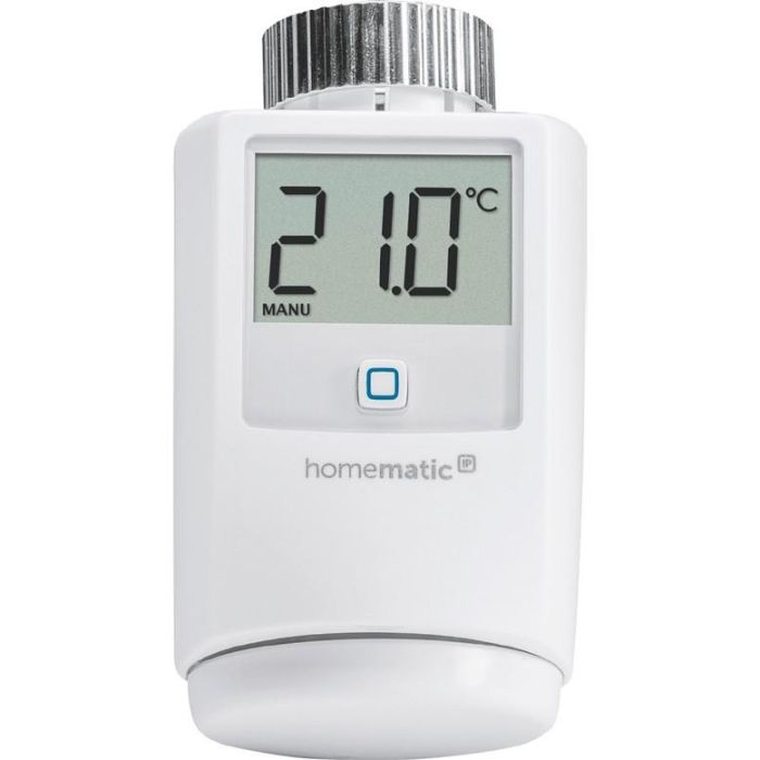 eQ-3 HMIP-eTRV Homematic IP Termostato de Radiador Inteligente, RF, 868.3 MHz, Blanco, M30 x 1.5, Digital