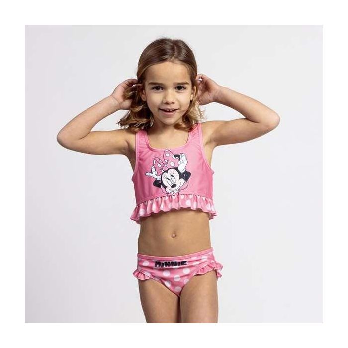Bikini Minnie Mouse Rosa 5 Años 3