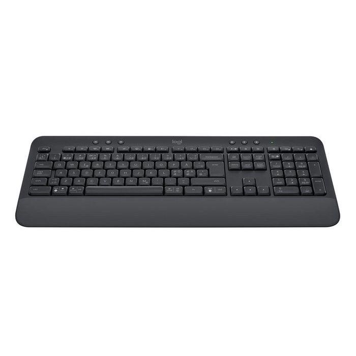 Logitech K650 Teclado Inalámbrico Signature Ergonómico con Reposamuñecas y Teclas Acolchadas, Multi-Plataforma, Resistente Salpicaduras 4 Logitech K650 Teclado Inalámbrico Signature Ergonómico con Reposamuñecas y Teclas Acolchadas, Multi-Plataforma, Resistente Salpicaduras 4