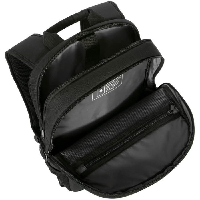 Targus GeoLite Mochila Unisex 16" (40,6 cm) para Portátil Negro, Resistente al Agua, 2 Compartimentos y Bolsillos 11