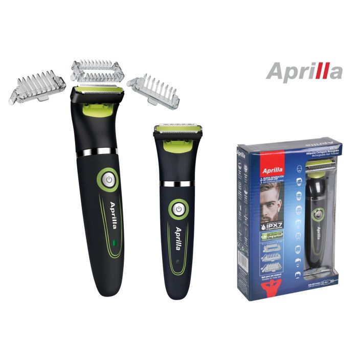 Aprilla Máquina Corta Pelo Recargable - 3 x 17 x 4.5 cm 0 Aprilla Máquina Corta Pelo Recargable - 3 x 17 x 4.5 cm 0