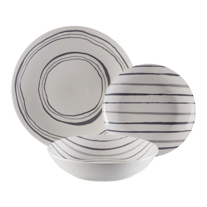 Vajilla Versa Gris Porcelana Vajilla Versa Gris Porcelana