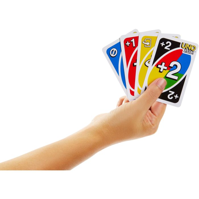 Mattel Games GDR44 Juego de Cartas UNO Flip. Edición con Baraja a Doble Cara y Carta Especial FLIP. Familiar +7 años. 5 Mattel Games GDR44 Juego de Cartas UNO Flip. Edición con Baraja a Doble Cara y Carta Especial FLIP. Familiar +7 años. 5