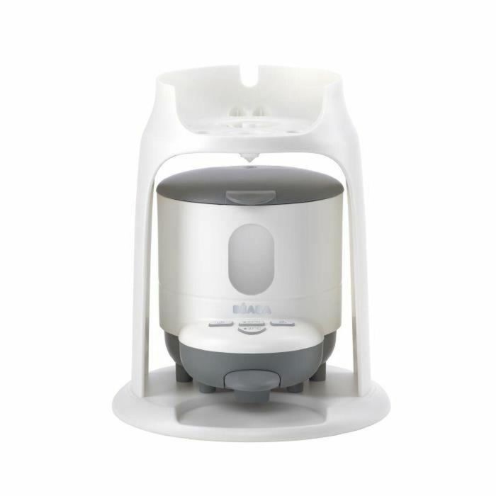 Beaba Bib'expresso Nuevo Blanco/Gris Calentador de Biberones y Comida con Función Baño María 1