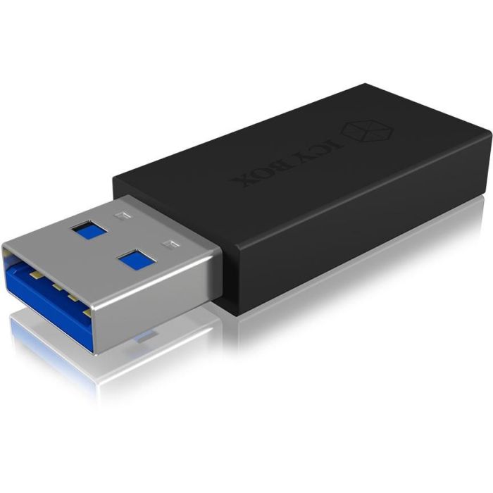 Adapter ICY BOX USB-A > USB-C Black (M) 1