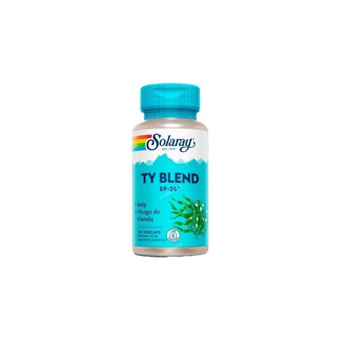 SOLARAY Thyroid Blend 100 Cápsulas: Soporte Tradicional para el Funcionamiento de la Tiroides, Apto Veganos