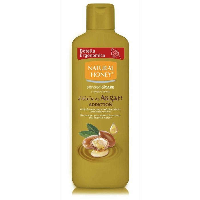 Gel de Ducha Con Aceite de Argán Natural Honey Elixir De Argan 600 ml 0 Gel de Ducha Con Aceite de Argán Natural Honey Elixir De Argan 600 ml 0