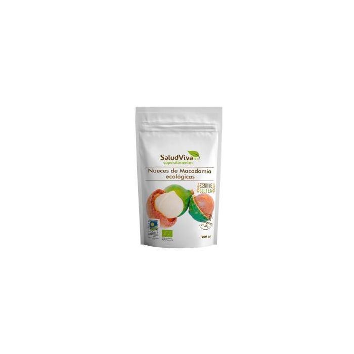 Salud Viva Nueces de Macadamia 200g Eco Sin Gluten Vegano