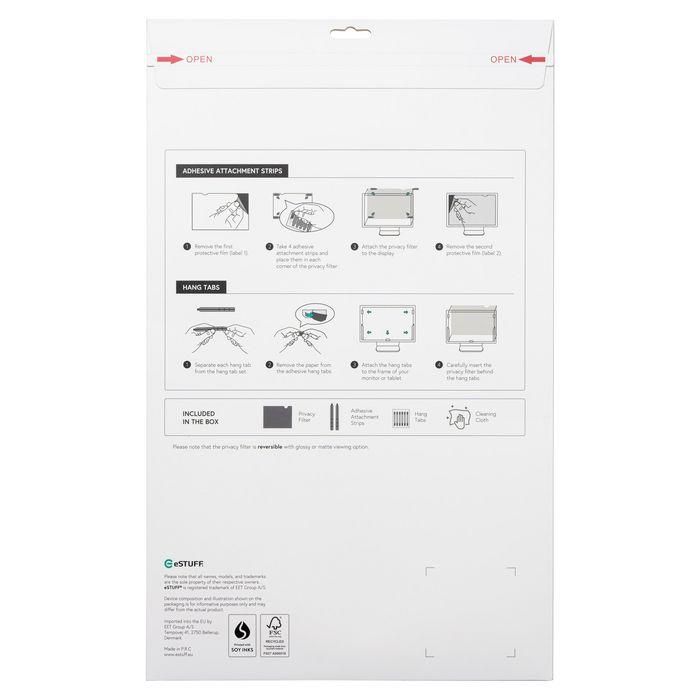 eSTUFF Filtro de Privacidad Estándar 34" 21:9 para Monitor Curvo 2