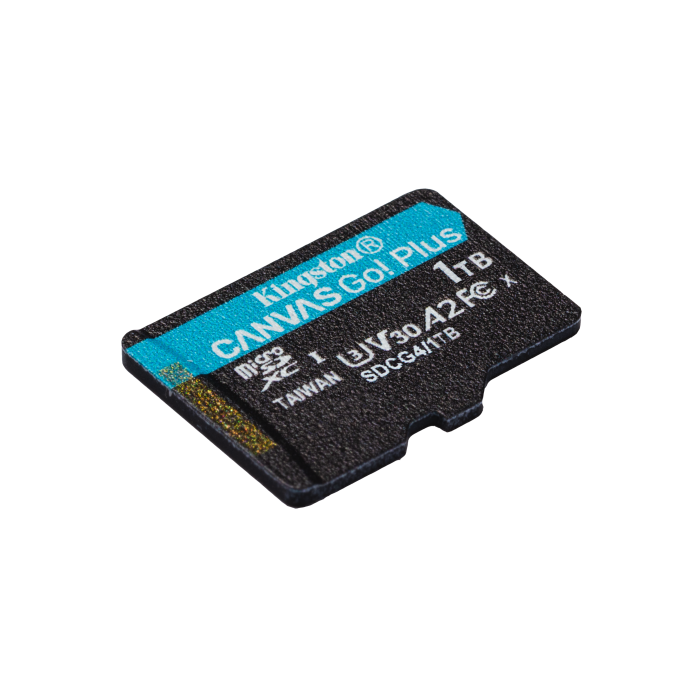 Kingston SDCG4/1TB Tarjeta de Memoria microSDXC Canvas Go! Plus 1TB 200MB/s Lectura U3 V30 A2 para 4K UHD y Apps con Adaptador 3 Kingston SDCG4/1TB Tarjeta de Memoria microSDXC Canvas Go! Plus 1TB 200MB/s Lectura U3 V30 A2 para 4K UHD y Apps con Adaptador 3