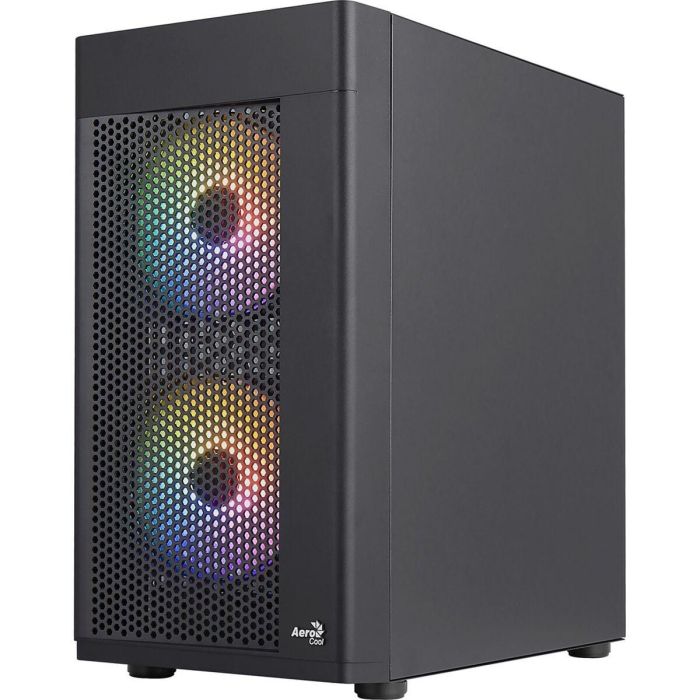 Caja de PC - AEROCOOL - Hexform G v2 (Negro) - Mini torre - Formato Micro-ATX - Sin fuente de alimentación 1