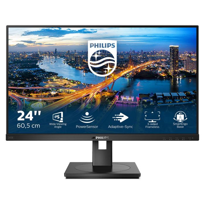 Philips 60.5cm (23.8") 242B1 16:9 DVI+HDMI+DP+USB Webcam