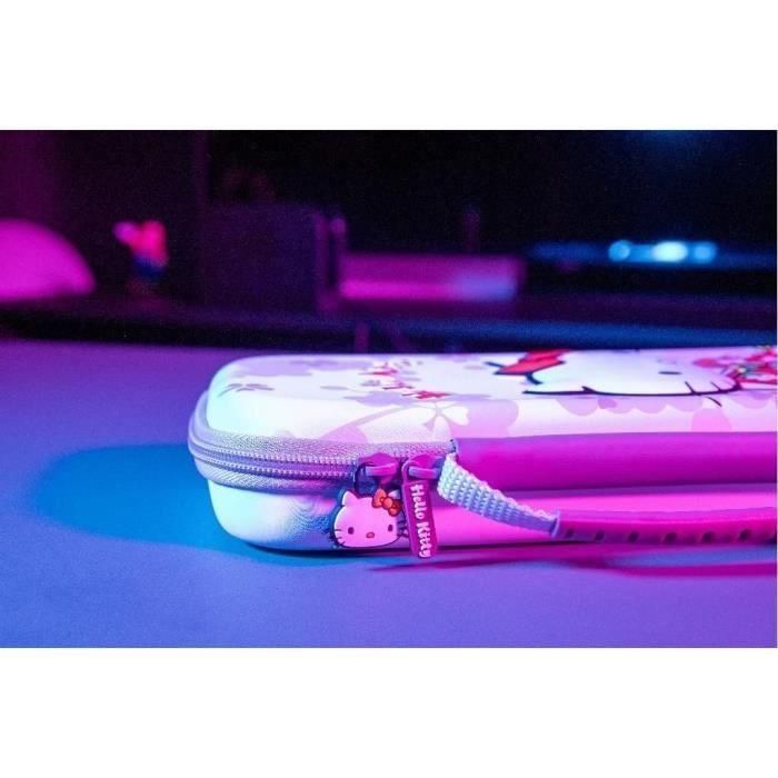 KONIX 3328170304375 Estuche Protector y de Transporte Hello Kitty para Nintendo Switch 2, Guarda Accesorios, Estampado 3D, Rosa 5 KONIX 3328170304375 Estuche Protector y de Transporte Hello Kitty para Nintendo Switch 2, Guarda Accesorios, Estampado 3D, Rosa 5