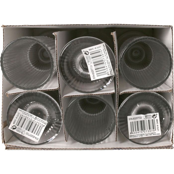 Santa Clara Copa de Champagne Sonella Transparente, 150 cc. Medidas: 5,5 cm de diámetro x 18,5 cm de alto. Peso: 324 g. (36 Unidades) 3