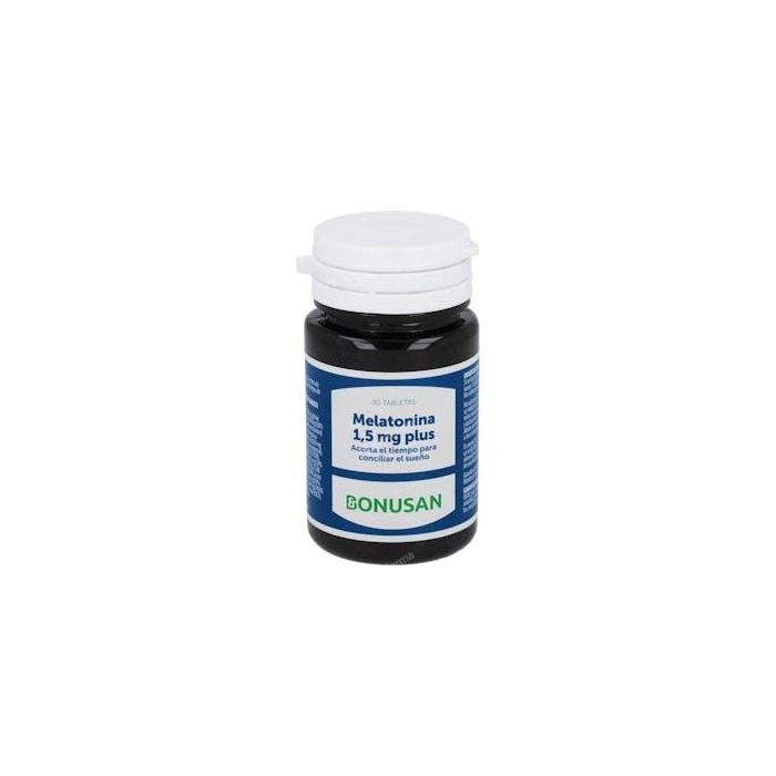 BONUSAN Melatonina 1,5 mg con Vitaminas B y Valeriana para Dormir, Reduce Jet-lag, 90 Comprimidos
