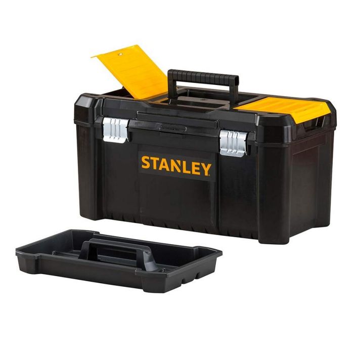 Stanley Caja de Herramientas para Organización y Almacenamiento con Cierres Metálicos, 19 pulgadas (48 cm) 4 Stanley Caja de Herramientas para Organización y Almacenamiento con Cierres Metálicos, 19 pulgadas (48 cm) 4