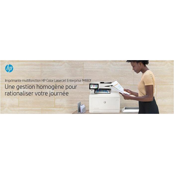 HP 3QA55A LaserJet Enterprise MFP M480f Impresora Láser Color Multifunción, Dúplex, ADF, Fax, 27 ppm, Empresa 14