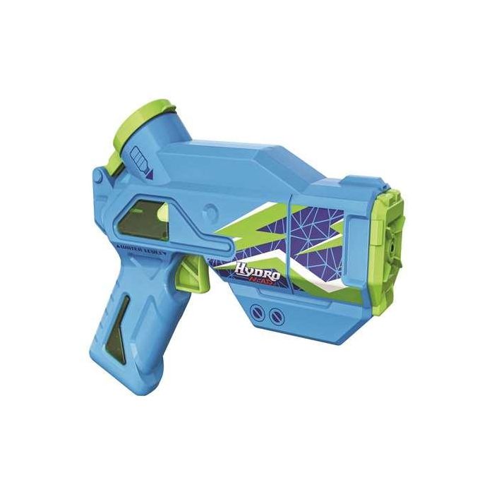 Pisotola electrónica hydro mad mini blaster, dispara hasta 5 m de distancia, depósito de 100 ml