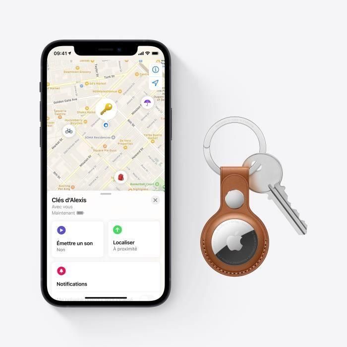 Apple AirTag - Localizador Bluetooth Rastreador de Objetos Personales para Llaves, Bolsos y Maletas, Compatible con App Buscar (Paquete de 1) 2 Apple AirTag - Localizador Bluetooth Rastreador de Objetos Personales para Llaves, Bolsos y Maletas, Compatible con App Buscar (Paquete de 1) 2