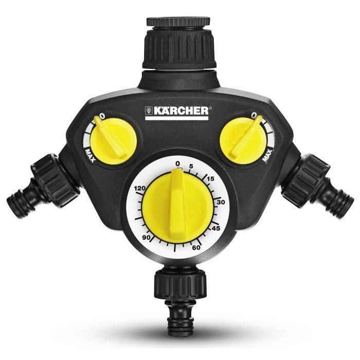 Temporizador de riego KARCHER WT 2 - 3 salidas de agua independientes