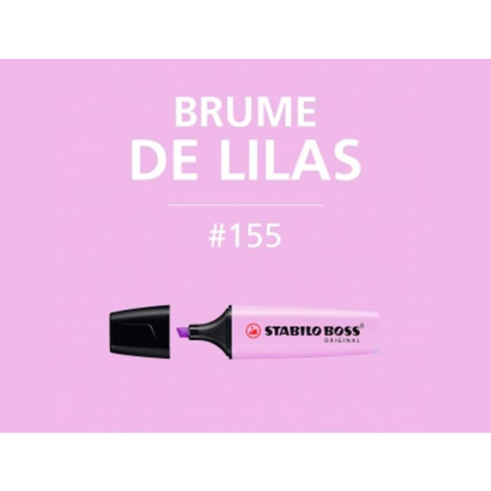 Rotulador Stabilo Boss Pastel Fluorescente 70 Brisa Violeta 10 unidades 4