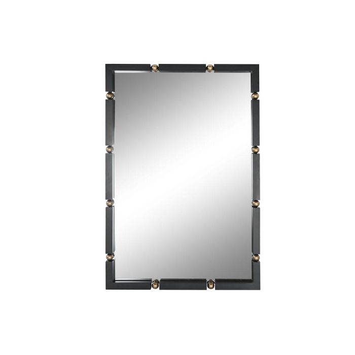 Espejo de pared Home ESPRIT Negro Dorado 64,5 x 5 x 96,5 cm 0 Espejo de pared Home ESPRIT Negro Dorado 64,5 x 5 x 96,5 cm 0