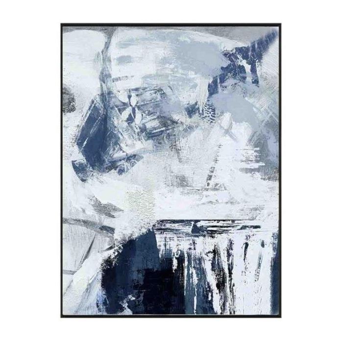 Cuadro Loft DKD Home Decor Azul Blanco 2 x 60 x 45 cm (2 Unidades) 1