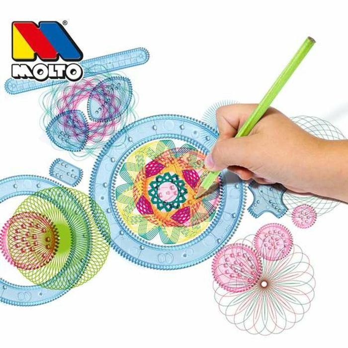 Set de dibujo molto graphics con 28 accesorios. 124x60x1 cm 4 Set de dibujo molto graphics con 28 accesorios. 124x60x1 cm 4