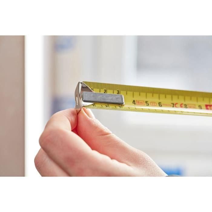 Stanley 0-33-527 Flexómetro Powerlock Blade Armor de 8m x 25mm, cinta métrica retráctil resistente para mediciones precisas. 5