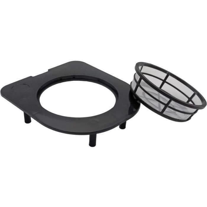 Jardinera de pared - Kit de pared compuesto por soporte de pared y 4 maceteros (1 L) - Negro - Dim A 15 x L 60 cm - NATURE 4