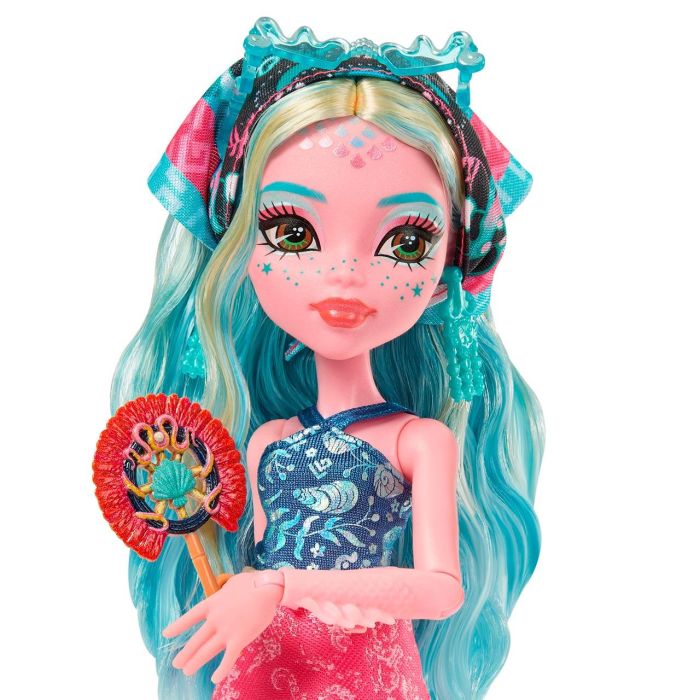 Mattel Muñeca Monster High Skulltimate Secrets Series 7 Lagoona Blue con más de 19 sorpresas 2