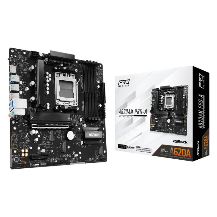 Placa Base ASRock A620AM PRO-A AMD AM5 AMD A620 0 Placa Base ASRock A620AM PRO-A AMD AM5 AMD A620 0