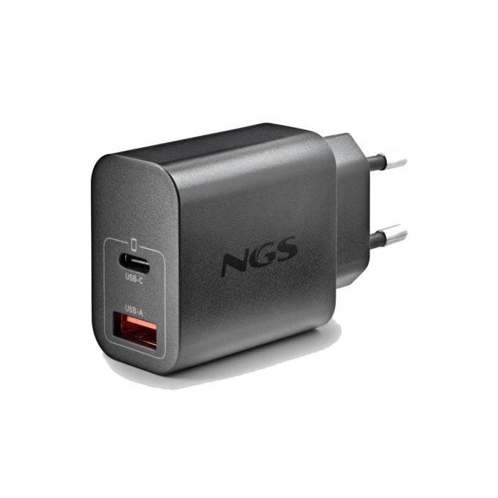 Cargador para Portátil NGS ERA20WBLACK 20 W Negro 1 Cargador para Portátil NGS ERA20WBLACK 20 W Negro 1
