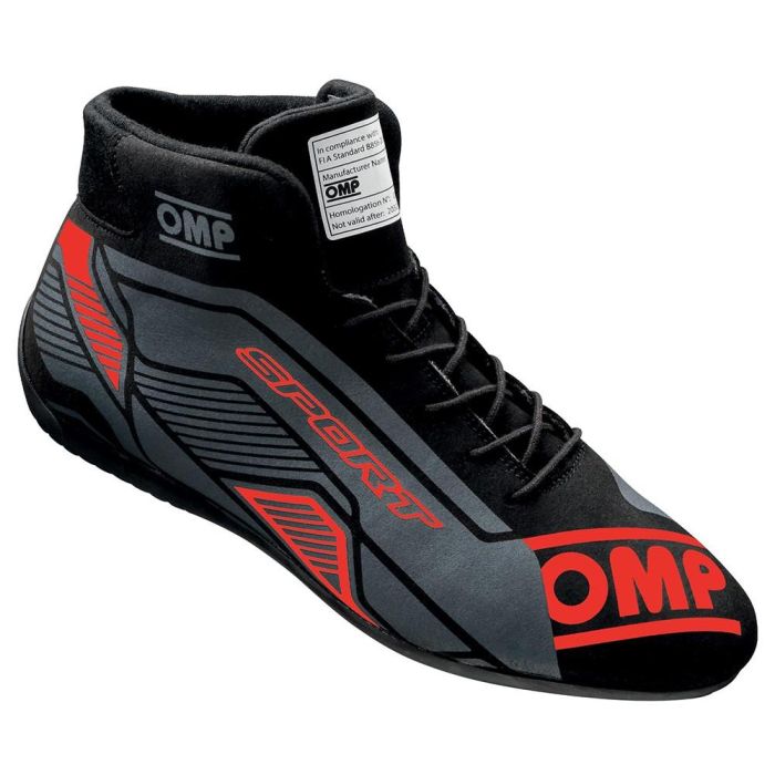 Botines Racing OMP OMPIC/82907340 Negro/Rojo (Talla 40) Botines Racing OMP OMPIC/82907340 Negro/Rojo (Talla 40)