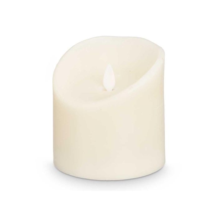 Giftdecor Vela LED Crema Ancha Baja 10 cm (Set de 24) 1