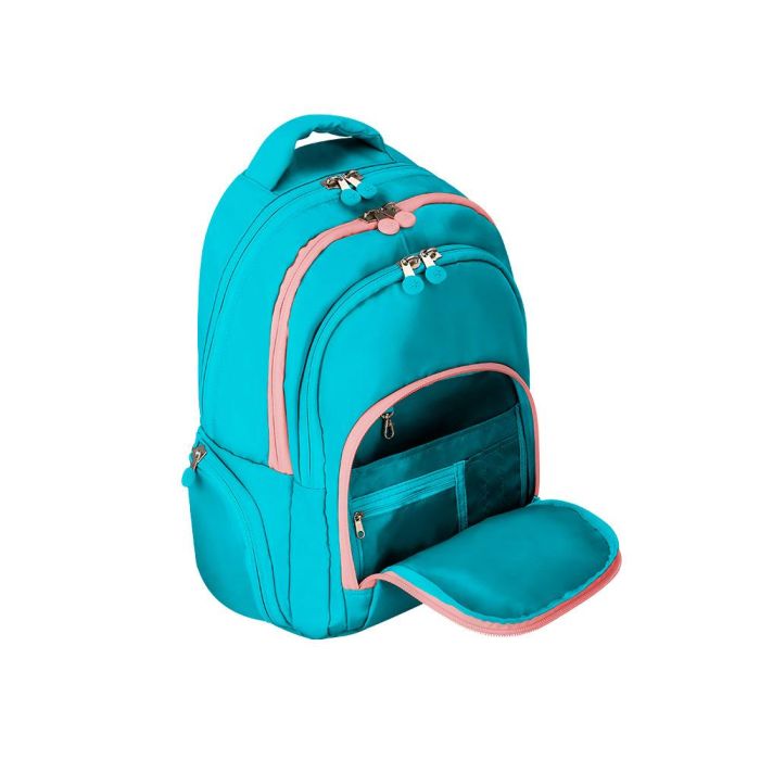 Mochila Antartik Multibolsillo 19 L Compartimento Para Portatil Y Tablet Color Azul Turquesa 450 X 160 X 300 mm 5