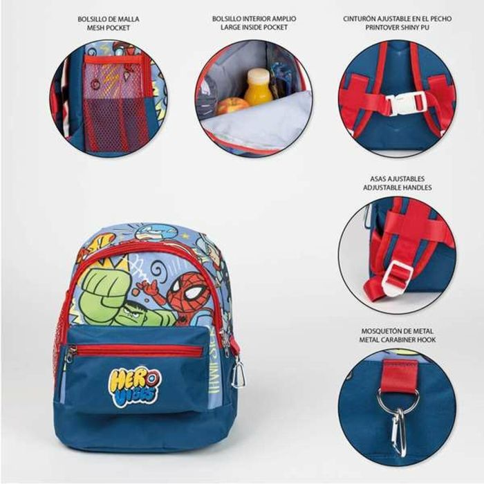 Mochila infantil trekking avengers 23.0 x 27.0 x 15.0 cm 4 Mochila infantil trekking avengers 23.0 x 27.0 x 15.0 cm 4