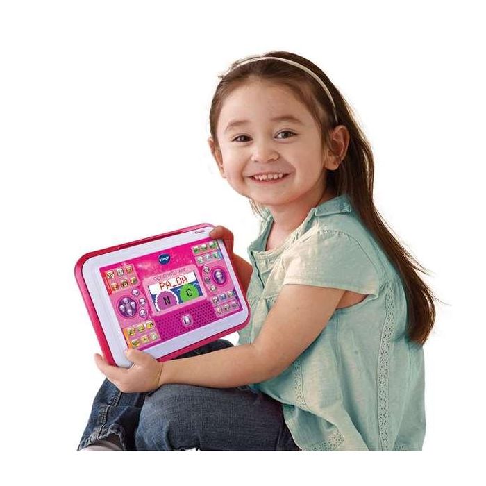 Ordenador genio little app con pantalla color rosa y 80 actividades 18,4x26,3x4 cm 2