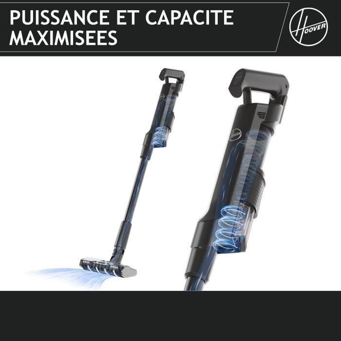 Aspirador Escoba Inalámbrico - HOOVER HF201P - Ultraligero, Potente 50AW, Turbocepillo Especial para Mascotas, Tecnología Ultra Compacta x3 2