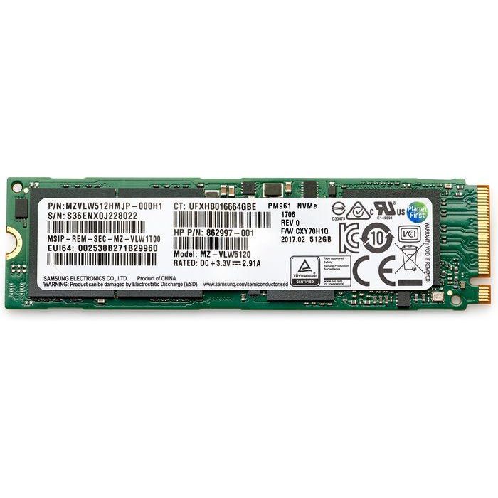 HP 512GB PCIe 4x4 NVMe TLC SSD de Estado Sólido Interno de Alto Rendimiento para Mayor Capacidad y Protección de Datos