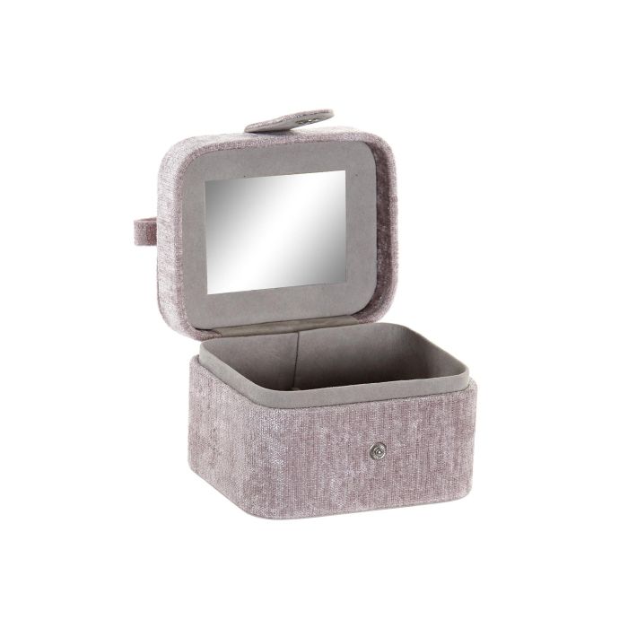 Joyero DKD Home Decor Rosa Granate 11.3 x 10 x 7.5 cm (2 Unidades) Joyero DKD Home Decor Rosa Granate 11.3 x 10 x 7.5 cm (2 Unidades)