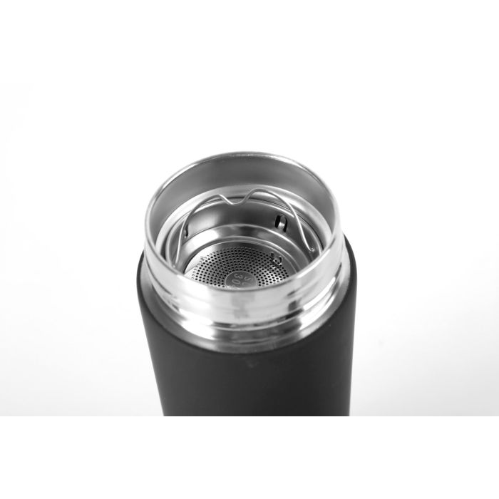 Termo de acero inoxidable con medidor de temperatura 480 ml Thermo - Inde (12 Unidades) 1