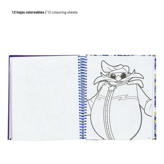 Album actividades coloreable sonic prime 2 Album actividades coloreable sonic prime 2