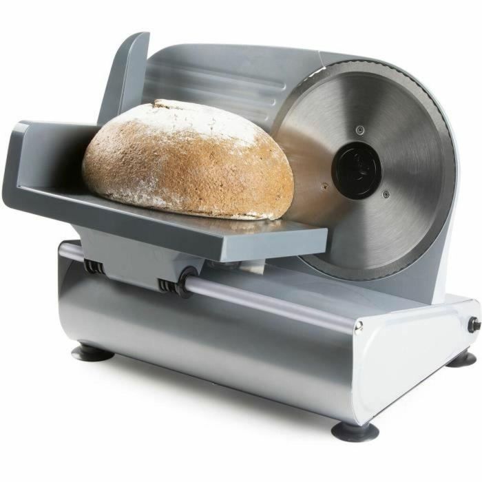 Domo DO521S Rebanadora Eléctrica Gris con Hoja Dentada de 19 cm, Corte Ajustable de 1 a 15 mm 5 Domo DO521S Rebanadora Eléctrica Gris con Hoja Dentada de 19 cm, Corte Ajustable de 1 a 15 mm 5