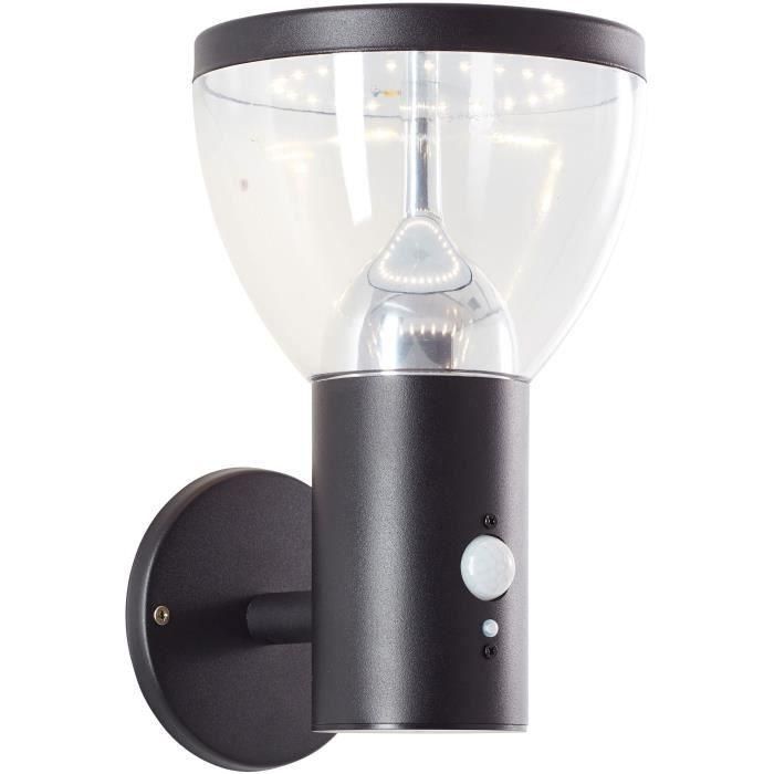 Brilliant BRI4004353437755 Aplique de Exterior TULIP LED Solar con Detector de Movimiento, Acero Inoxidable y Plástico, 4W Negro 3 Brilliant BRI4004353437755 Aplique de Exterior TULIP LED Solar con Detector de Movimiento, Acero Inoxidable y Plástico, 4W Negro 3
